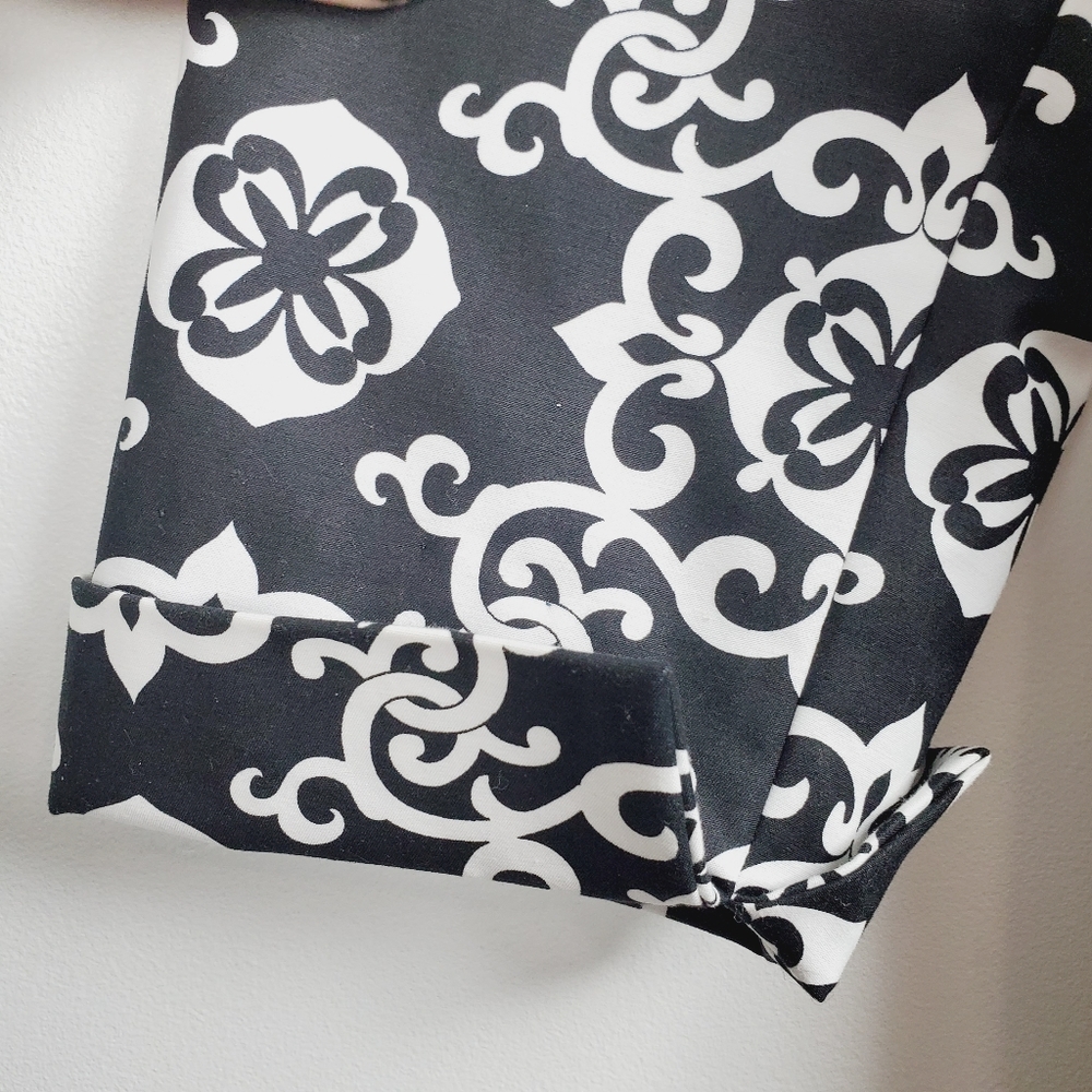 Adrienne Vittadini Blanc Noir Long Dress Coat XL - Picture 3 of 9